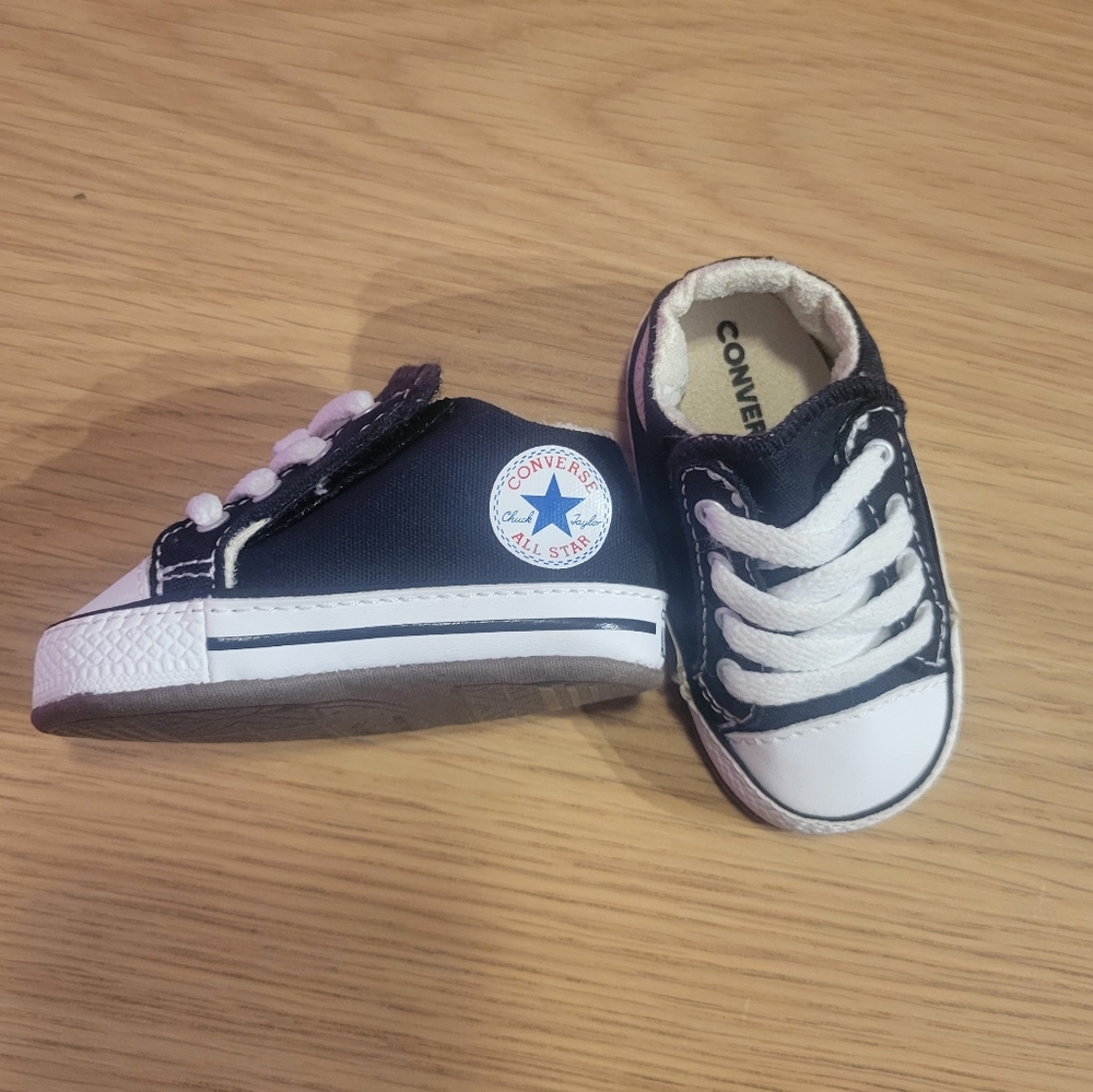Black Baby Converse Size 1
